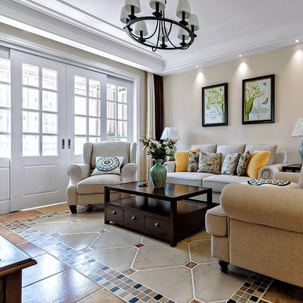 户外阳台防腐木桌椅定制案例-星空体育