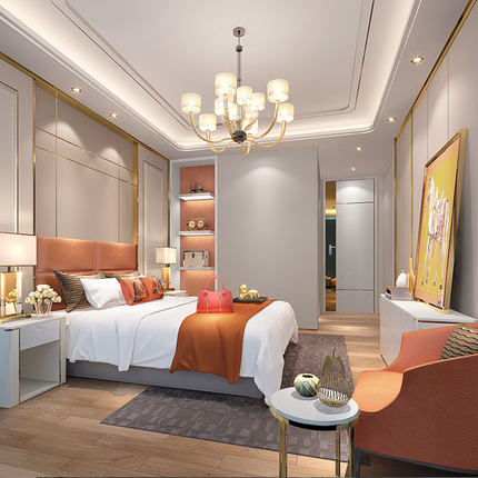 卧室智能电动床架定制案例-星空体育